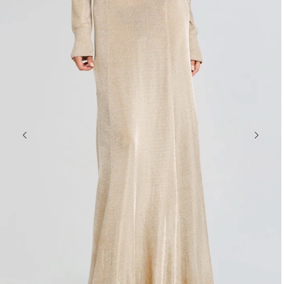 Gold Retrofete Maxi Skirt - Picture 4 of 5